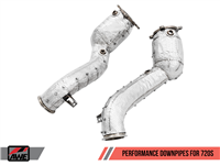 AWE Performance Downpipes for McLaren 720S (HJS 200 Cell Cats)