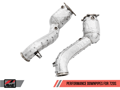 AWE Performance Downpipes for McLaren 720S (HJS 200 Cell Cats)