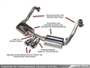 AWE Tuning Porsche 981 Performance Exhaust System - With Diamond Black Tips