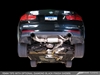 AWE Tuning BMW F3X 335i/435i Touring Edition Axle Back Exhaust -- Diamond Black Tips (90mm)
