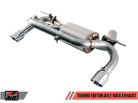 AWE Touring Edition Axle Back Exhaust for BMW F3X 340i / 440i - Carbon Fiber Tips