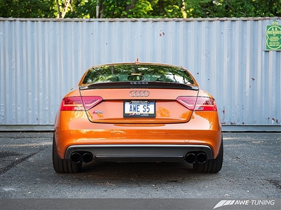 AWE Tuning Audi S5 3.0T Track Edition Exhaust - Diamond Black Tips (90mm)