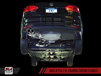 AWE Tuning Mk6 Jetta 2.5L Touring Edition Exhaust - Diamond Black Tips