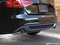 AWE Tuning  B8 A4 3.2L Touring Edition Exhaust System - Dual 88.9mm (3.5in) Round Polished Silver Tips