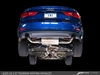 AWE Tuning Audi A3 Touring Edition Exhaust - Dual Outlet, Chrome Silver 90 mm Tips
