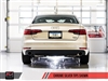 AWE Tuning B9 A4 Touring Edition Exhaust, Dual Outlet - Chrome Silver Tips (includes DP)