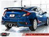 AWE Touring Edition Exhaust for 10th Gen Civic Si Coupe / Sedan (includes Front Pipe) - Dual Diamond Black Tips