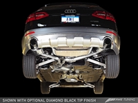 AWE Tuning allroad Touring Edition Exhaust - Dual Outlet, Diamond Black Tips