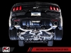 AWE S550 Mustang GT Cat-back Exhaust - Touring Edition (Diamond Black Tips)