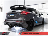 AWE Tuning (2016-2017) Focus RS Cat-back Touring Edition Exhaust - Non-Resonated - Diamond Black Tips