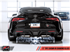 AWE Non-Resonated Touring Edition Exhaust for A90 Supra - 5" Diamond Black Tips