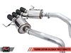 AWE Touring Edition Axleback Exhaust for C7 Corvette without AFM Valves - Z06 / ZR1 / Z51 Manual 17+ / GS Manual -- Diamond Black Tips