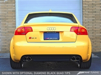 AWE Tuning RS4 Touring Edition Exhaust - Diamond Black Tips