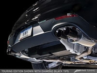 AWE Tuning Panamera 2/4  Touring Edition Exhaust (2011-2013) -- With Diamond Black Tips