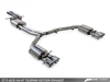 AWE Tuning Audi C7.5 A7 3.0T Touring Edition Exhaust - Quad Outlet, Diamond Black Tips