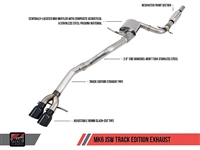 AWE Tuning Mk5 Jetta, Mk6 Sportwagen 2.5L Track Edition Exhaust - Polished Silver Tips