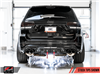 AWE Track Edition Exhaust for Jeep Grand Cherokee SRT - Diamond Black Tips