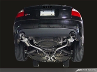 AWE Tuning B6 S4 Track Edition Exhaust -- Polished Silver Tips