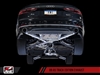 AWE Tuning B9 A5 Track Edition Exhaust, Dual Outlet - Chrome Silver Tips (includes DP)