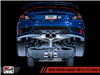 AWE Track Edition Exhaust for 10th Gen Civic Si Coupe / Sedan (includes Front Pipe) - Dual Chrome Silver Tips