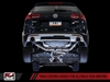 AWE Track Edition Exhaust for VW Golf Alltrack / Sportwagen 4Motion - Chrome Silver Tips