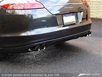 AWE Tuning Panamera 2/4  Track Edition Exhaust (2011-2013) -- With Chrome Silver Tips