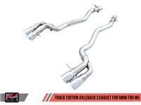 AWE Track Edition Axle-Back Exhaust for BMW F90 M5 - Chrome Silver Tips