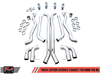 AWE Track Edition Cat-Back Exhaust for BMW F90 M5 - Chrome Silver Tips