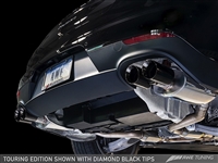 AWE Tuning Panamera 2/4  Track Edition Exhaust (2014+) -- With Diamond Black Tips