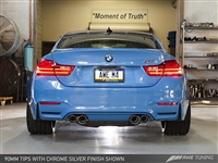 AWE Tuning BMW F8X M3/M4 Non Resonated SwitchPath Exhaust -- Diamond Black Tips (90mm)