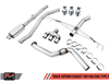 AWE Track Edition Exhaust for FK8 Civic Type R (includes Front Pipe) - Triple Chrome Silver Tips