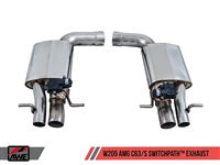 AWE Tuning Mercedes-Benz W205 AMG C63/S Sedan SwitchPath Exhaust System - for Dynamic Performance Exhaust cars (no tips)
