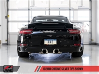 AWE Tuning 991.2 Carrera / S SwitchPath Exhaust for PSE Cars - Diamond Black Tips
