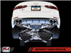 AWE SwitchPath Exhaust for B9 S5 Sportback - Resonated for Performance Catalyst - Diamond Black 102mm Tips