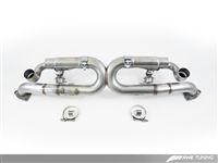 AWE Tuning Porsche 991 SwitchPath Exhaust, for Non-PSE cars  Diamond Black Tips