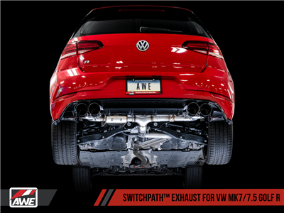 AWE SwitchPath Exhaust for MK7.5 Golf R