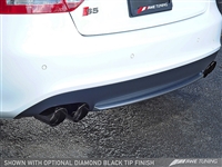 AWE Tuning S5 Sportback Touring Edition Exhaust System (Exhaust + Resonated Downpipes) - Chrome Silver Tips