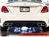 AWE Tuning Mercedes-Benz AMG C63 Machined Exhaust Tips - Brushed Silver