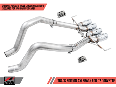 AWE Track Edition Conversion for Kit Axleback Systems for C7 Corvette