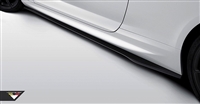 Vorsteiner BMW F12 M6 VRS Aero Side Blades Carbon Fiber PP 1x1 Glossy