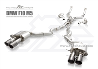 Fi-Exhaust M5 F10 Turbo V8 4.4L (2011+) Front Pipe + Mid Pipe + Vavletronic Muffler + Quad Silver Tips