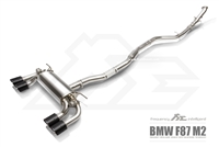 Fi-Exhaust M2 F87 N55 3.0L (2015+) Front Pipe + Mid X-Pipe + Valvetronic Muffler + Quad Silver Tips