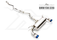 Fi-Exhaust BMW F30 320i / 328i | N20 N26 / 2.0 Turbo 2012+ Front Pipe + Mid Pipe + Valvetronic Muffler + Dual Silver Tips
