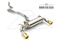 Fi-Exhaust BMW F30 335i | N55 / 3.0 Turbo 2011+ Front Pipe + Mid Pipe + Valvetronic Muffler + Dual Silver Tips