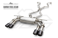 Fi-Exhaust X6M/X5M (F86/F85) V8 TwinTurbo 2015+ Front Pipe + Mid Pipe + Vavletronic Muffler + Quad Silver Tips