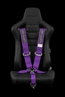 Braum 5 Point 3" SFI Approved Racing Harness - Purple