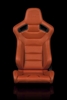 Braum Elite Series Sport Seats - British Tan Leatherette