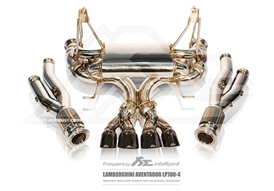Fi-Exhaust Lamborghini Aventador LP700-4 Evolution Series 2011+ Catback Valvetronic Muffler + Quad Tips