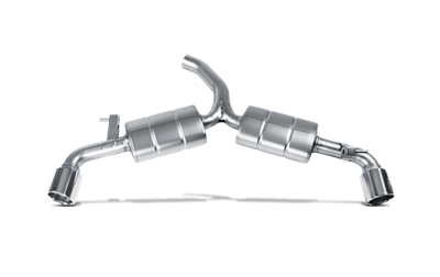 Akrapovic Volkswagen Golf (VI) GTD/GTI/TSI  (2009-2012) Slip-On Line (SS) REQUIRES TIPS