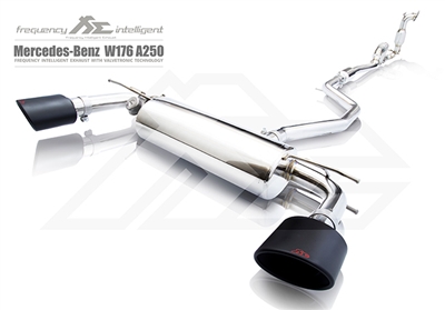 Fi-Exhaust Mercedes-BENZ W176 A250 2012+ Front + Mid-Pipe + Valvetronic Muffler + Dual Tips